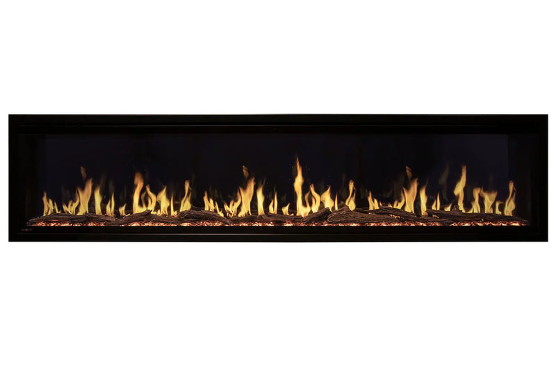 Modern Flames Orion Slim 60" Heliovision Virtual Recessed / Wall Mount Electric Fireplace - Agent BBQ