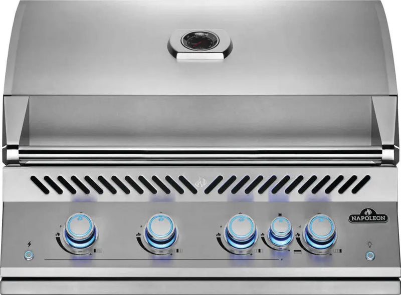 Napoleon 700 Series 5-Burner 32-Inch Built-In Natural Gas Grill w/ Rotisserie & SafetyGlow - BIG32RBSS-1 Napoleon