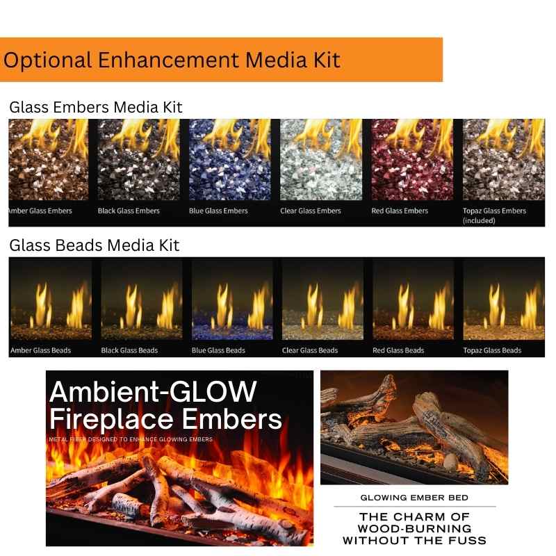 Napoleon Ascent Multi-Sided View/See Thru Direct Vent Gas Fireplace | BHD4 Napoleon