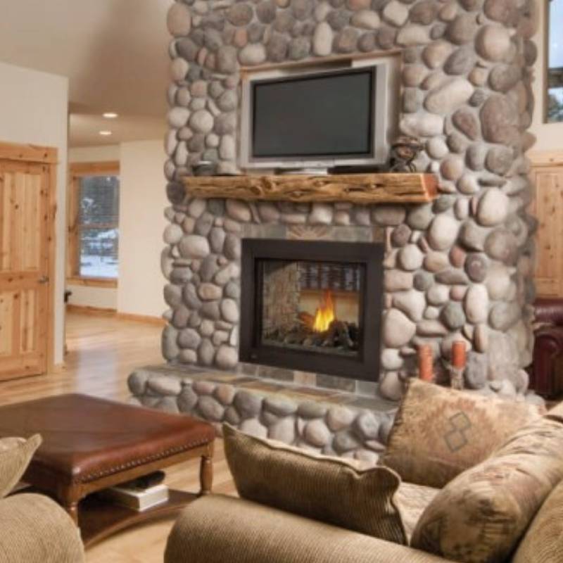 Napoleon Ascent Multi-Sided View/See Thru Direct Vent Gas Fireplace | BHD4 Napoleon