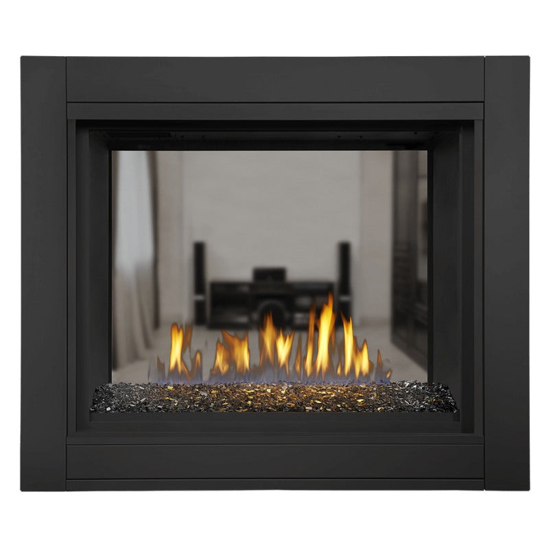 Napoleon Ascent Multi-Sided View/See Thru Direct Vent Gas Fireplace | BHD4 Napoleon