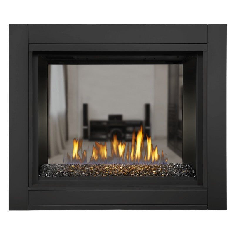 Napoleon Ascent Multi-Sided View/See Thru Direct Vent Gas Fireplace | BHD4 Napoleon