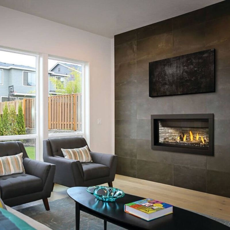 Napoleon Ascent Premium 46" Linear Direct Vent Gas Fireplace | BLP46NTE Napoleon