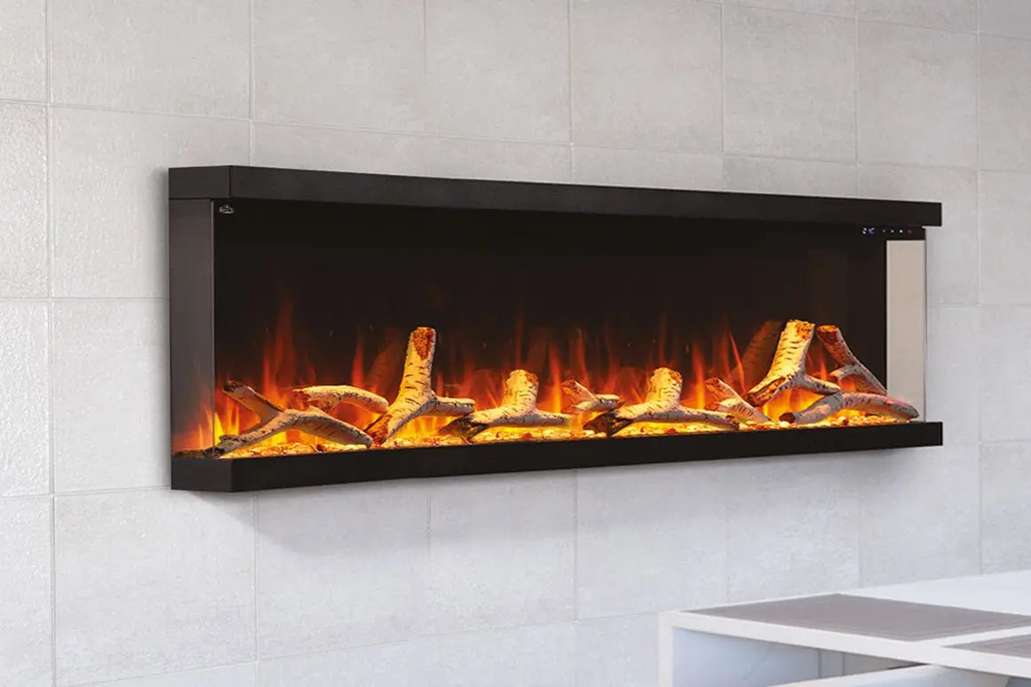 Napoleon Astound 74" FlexMount Smart Multi-Side Wall Mount | Recessed Electric Fireplace Napoleon