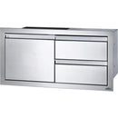 Napoleon BI-3616-1D2DR 36" x 16" Single Door and Double Drawer Cabinet Cabinet for BIG38RB Napoleon