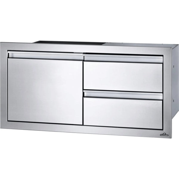 Napoleon BI-3616-1D2DR 36" x 16" Single Door and Double Drawer Cabinet Cabinet for BIG38RB Napoleon