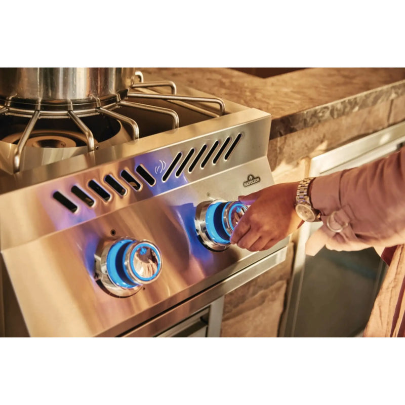 Napoleon Built-in 700 Series Power Burner with Stainless Steel Cover - BIB18PBSS Napoleon