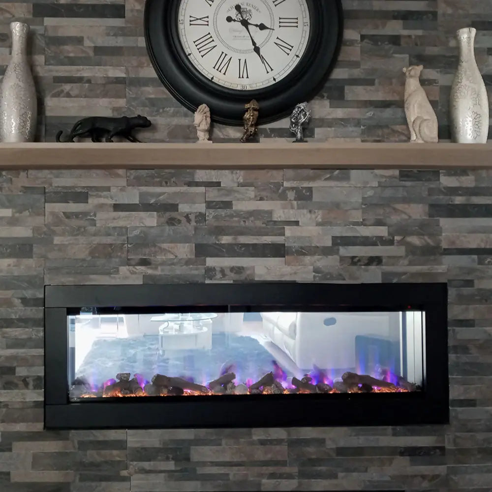 Napoleon Clearion Elite 50'' See Thru Electric Fireplace Napoleon
