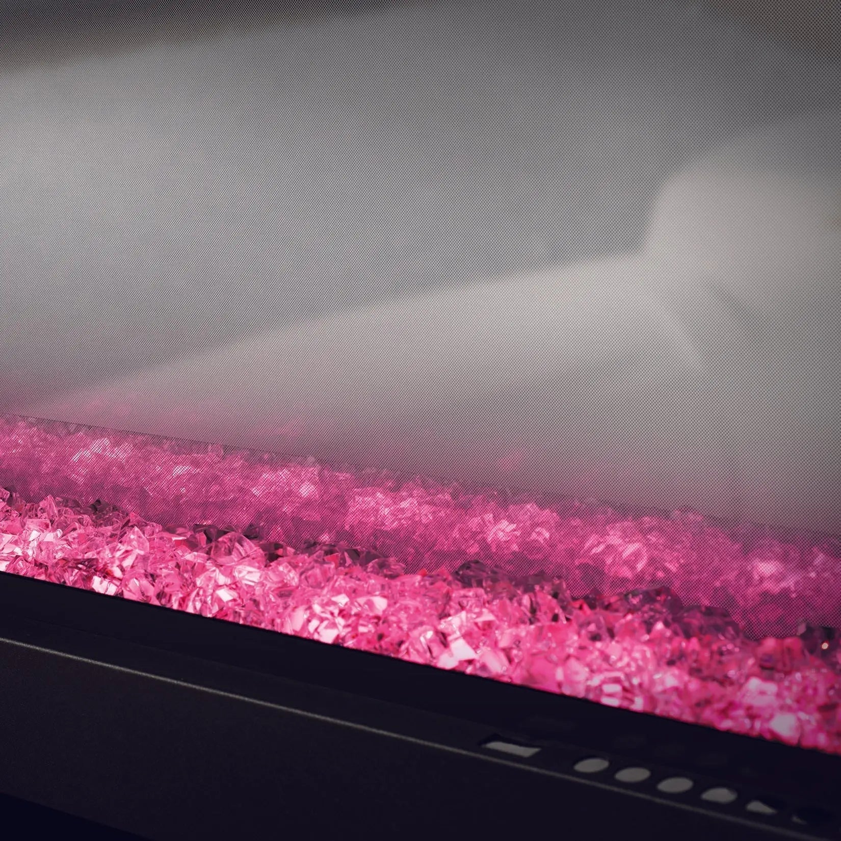 Napoleon Clearion Elite 50'' See Thru Electric Fireplace in Stainless Steel Napoleon