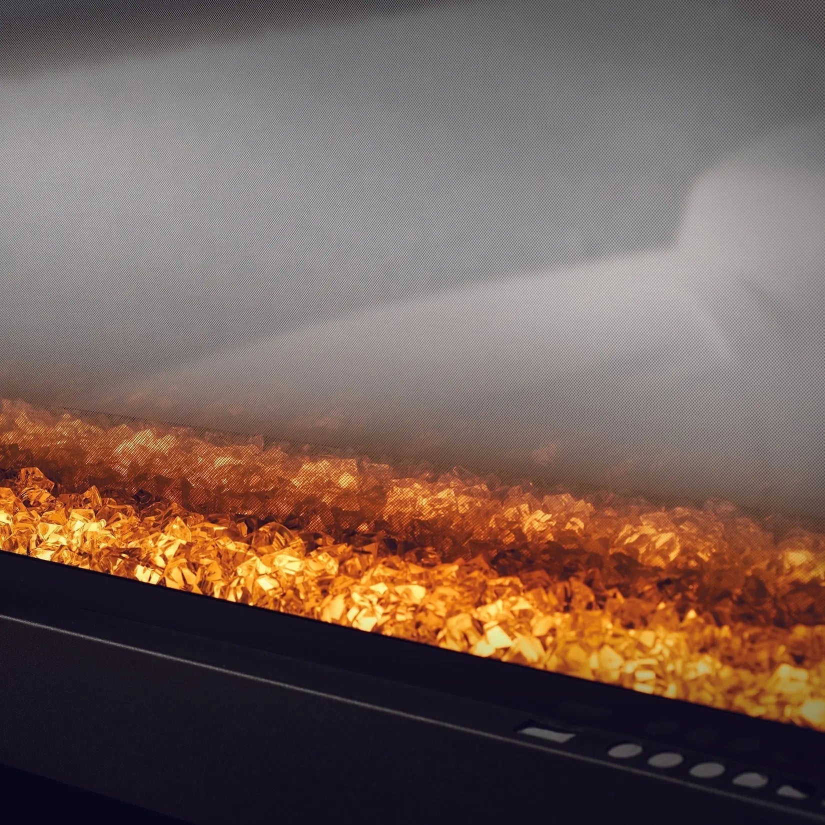 Napoleon Clearion Elite 50'' See Thru Electric Fireplace in Stainless Steel Napoleon
