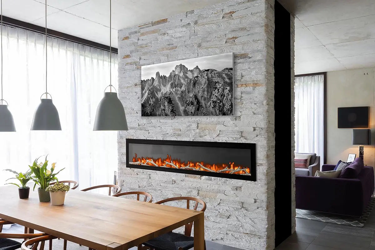Napoleon Entice 72'' Wall Mount / Recessed Linear Electric Fireplace Napoleon
