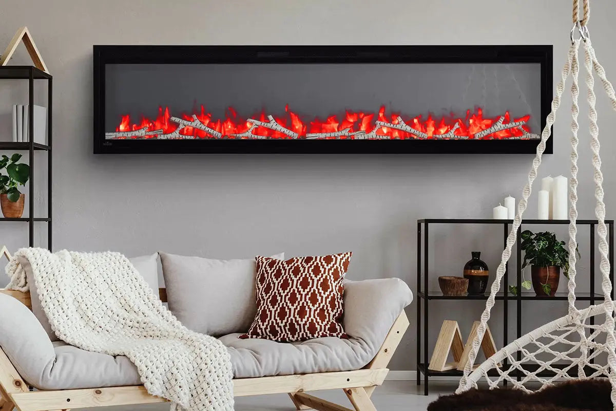 Napoleon Entice 72'' Wall Mount / Recessed Linear Electric Fireplace Napoleon