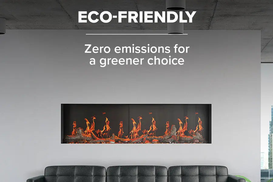 Napoleon Luminex 65" LCD Virtual Smart Multi-Sided Built In Electric Fireplace Napoleon
