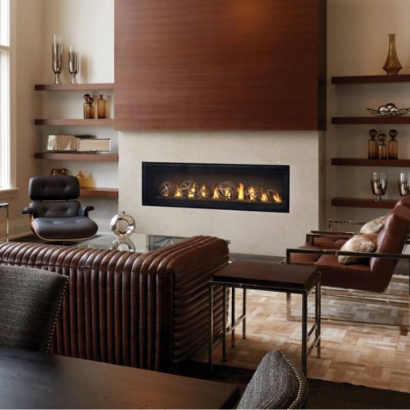 Napoleon Luxuria 62" Linear Direct Vent Gas Fireplace | LVX62NX-1 Napoleon