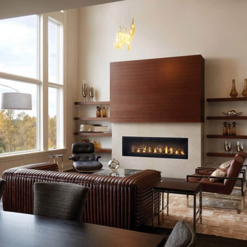 Napoleon Luxuria 62" See Thru Linear Direct Vent Gas Fireplace | LVX62N2X Napoleon