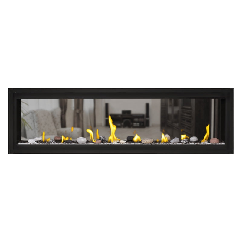 Napoleon Luxuria 62" See Thru Linear Direct Vent Gas Fireplace | LVX62N2X Napoleon