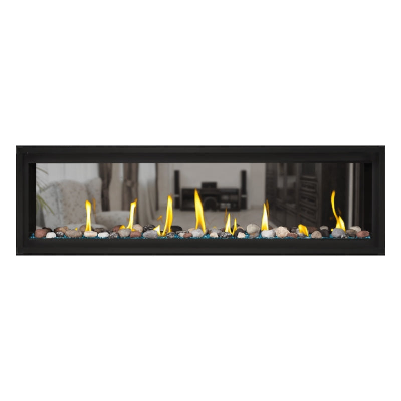 Napoleon Luxuria 62" See Thru Linear Direct Vent Gas Fireplace | LVX62N2X Napoleon