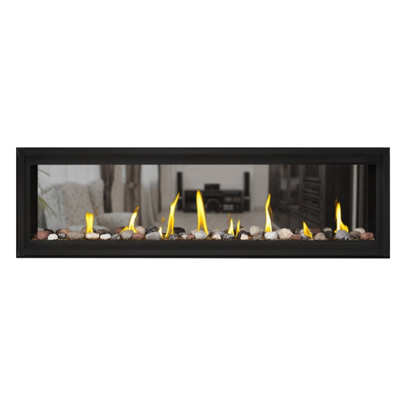 Napoleon Luxuria 62" See Thru Linear Direct Vent Gas Fireplace | LVX62N2X Napoleon