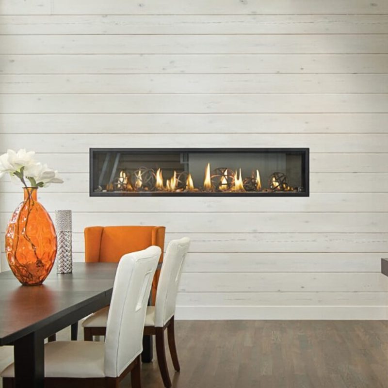 Napoleon Luxuria 74" See Thru Linear Direct Vent Gas Fireplace | LVX74N2X Napoleon