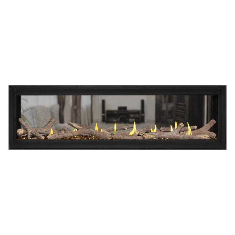 Napoleon Luxuria 74" See Thru Linear Direct Vent Gas Fireplace | LVX74N2X Napoleon