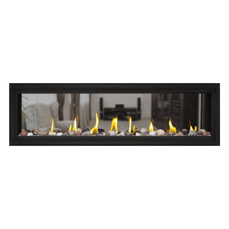 Napoleon Luxuria 74" See Thru Linear Direct Vent Gas Fireplace | LVX74N2X Napoleon