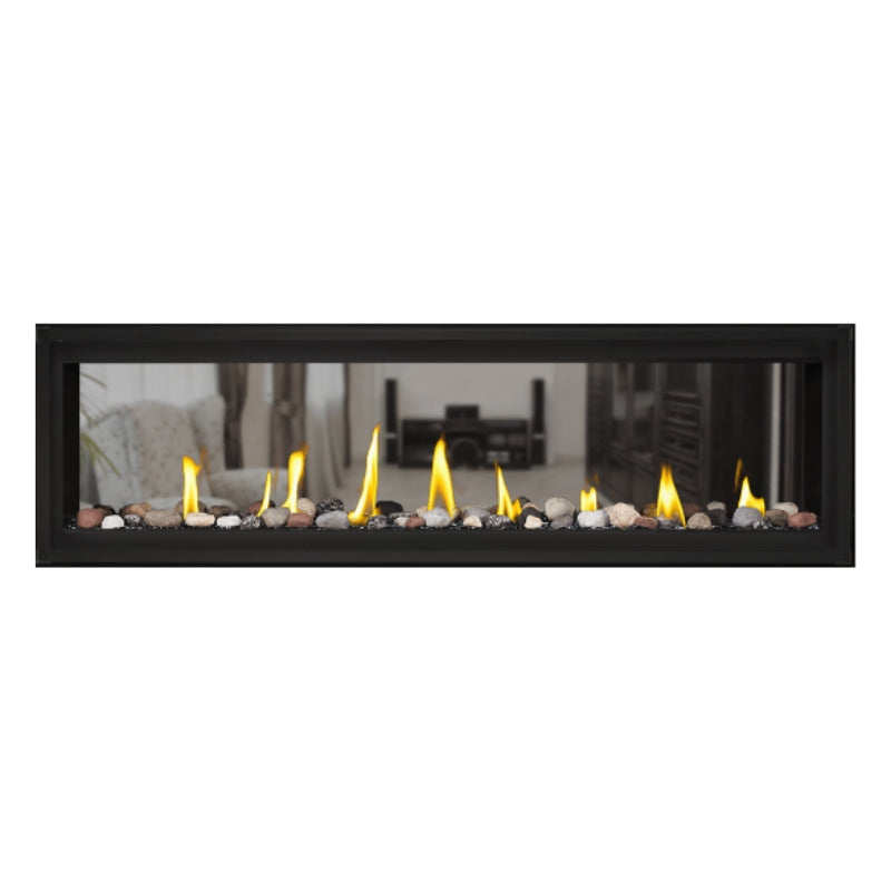 Napoleon Luxuria 74" See Thru Linear Direct Vent Gas Fireplace | LVX74N2X Napoleon