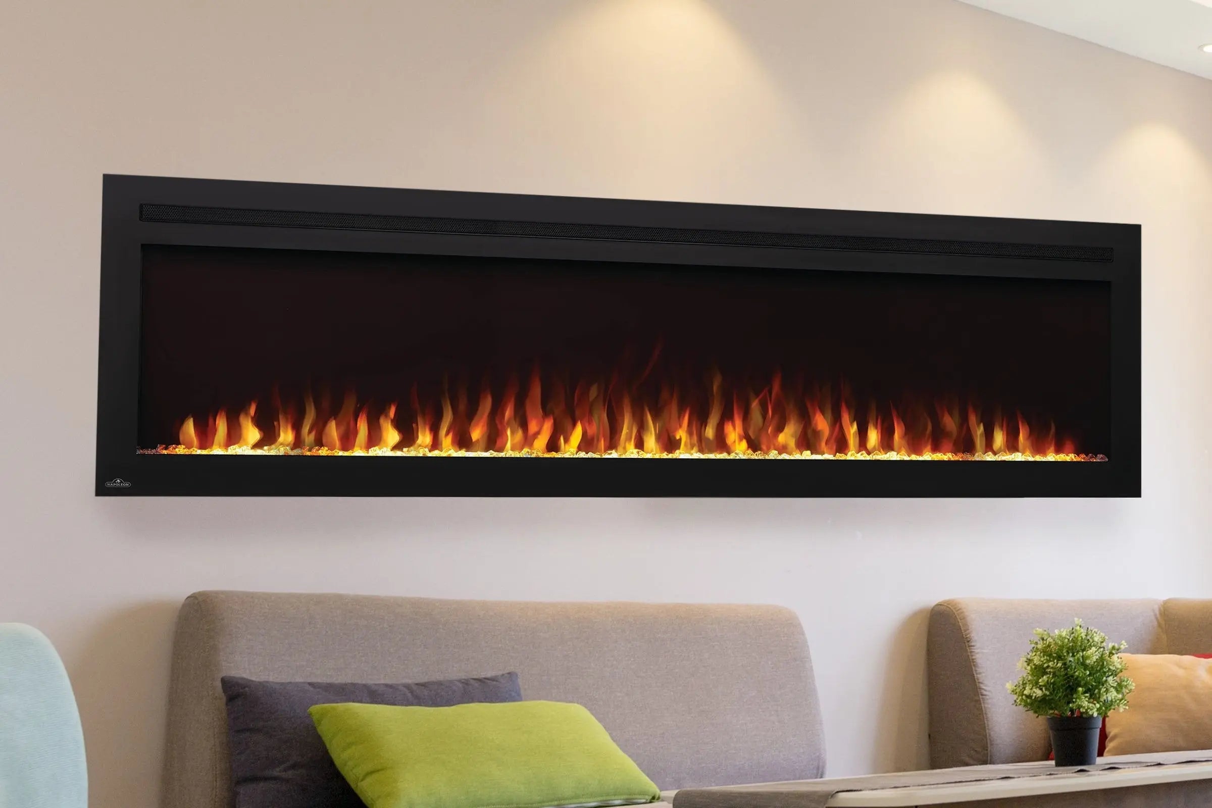 Napoleon PurView 72'' Wall Mount / Recessed  Electric Fireplace Napoleon