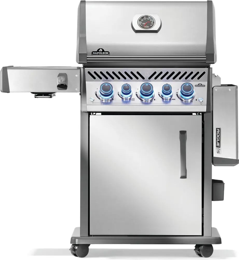 Napoleon Rogue PRO-S 425 3-Burner Gas Grill w/ Side Burner & SafetyGlow - RPS425RSISS-2 Napoleon