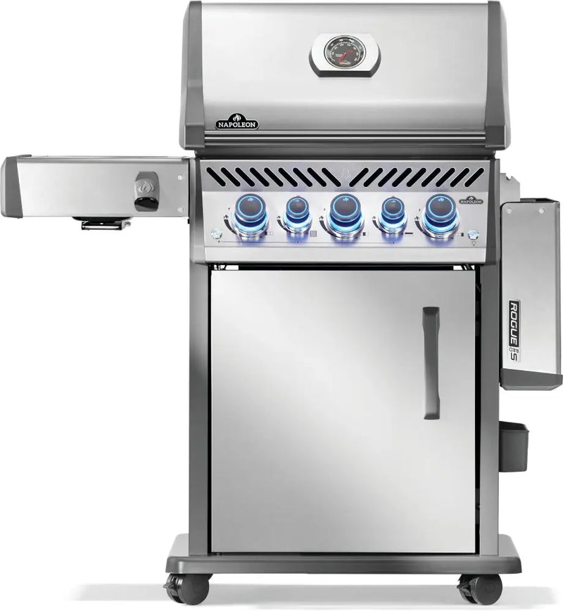 Napoleon Rogue PRO-S 425 3-Burner Gas Grill w/ Side Burner & SafetyGlow - RPS425RSISS-2 Napoleon