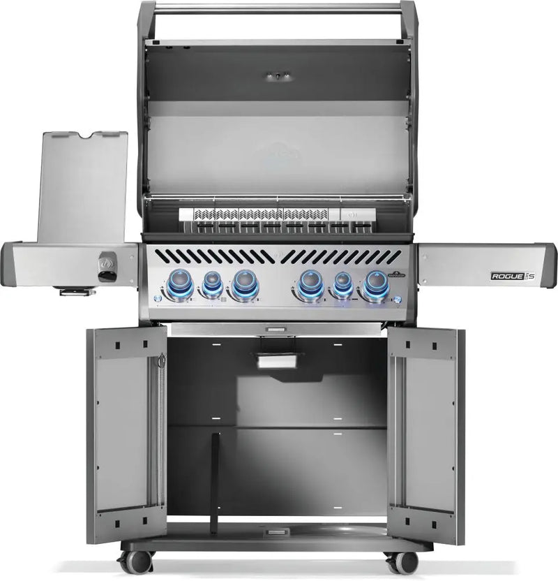 Napoleon Rogue PRO-S 525 4-Burner Gas Grill w/ Side Burner & SafetyGlow - RPS525RSIBNSS-2 Napoleon