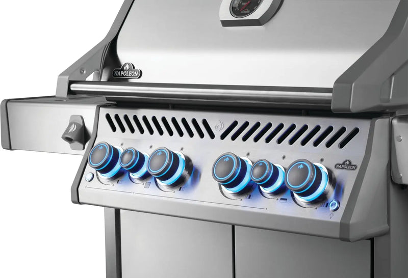 Napoleon Rogue PRO-S 525 4-Burner Gas Grill w/ Side Burner & SafetyGlow - RPS525RSIBNSS-2 Napoleon