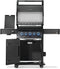 Napoleon Rogue PRO-S Phantom 425 3-Burner Natural Gas Grill w/ Side Burner & SafetyGlow - RPS425RSIBK-2-PHM Napoleon