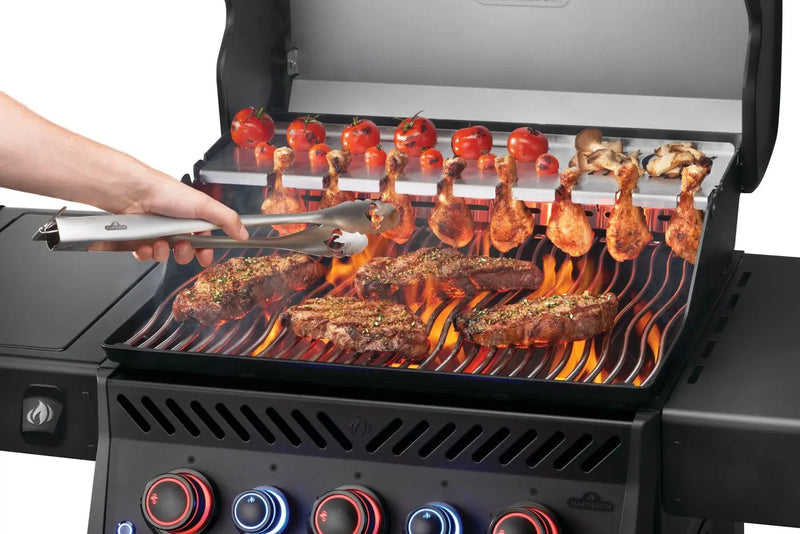 Napoleon Rogue PRO-S Phantom 425 3-Burner Natural Gas Grill w/ Side Burner & SafetyGlow - RPS425RSIBK-2-PHM Napoleon