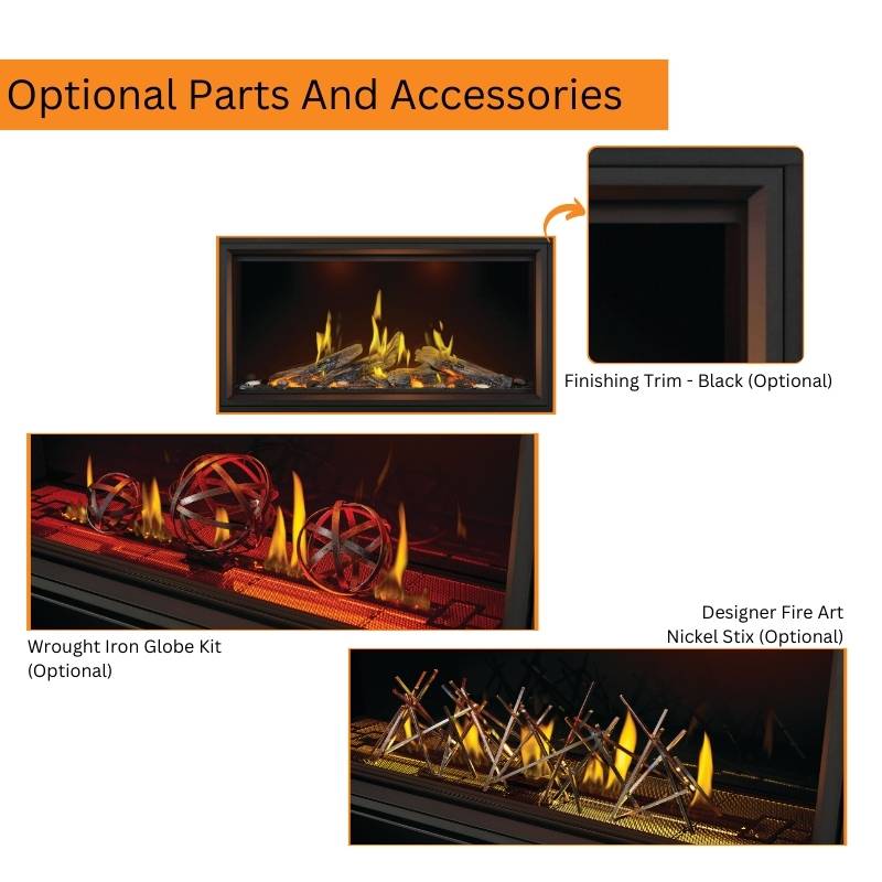 Napoleon Tall Vector 50" Linear Direct Vent Gas Fireplace | TLV50N Napoleon