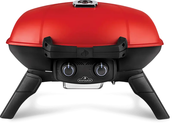 Napoleon TravelQ 285 (Red) Portable Propane Gas Grill with Griddle - TQ285-RD-1-A Napoleon
