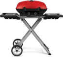 Napoleon TravelQ 285X (Red) Portable Propane Gas Grill with Scissor Cart and Griddle - TQ285X-RD-1-A Napoleon