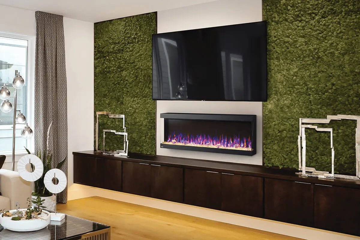 Napoleon Trivista Pictura 60-inch 3-Sided Wall Mount Electric Fireplace Napoleon