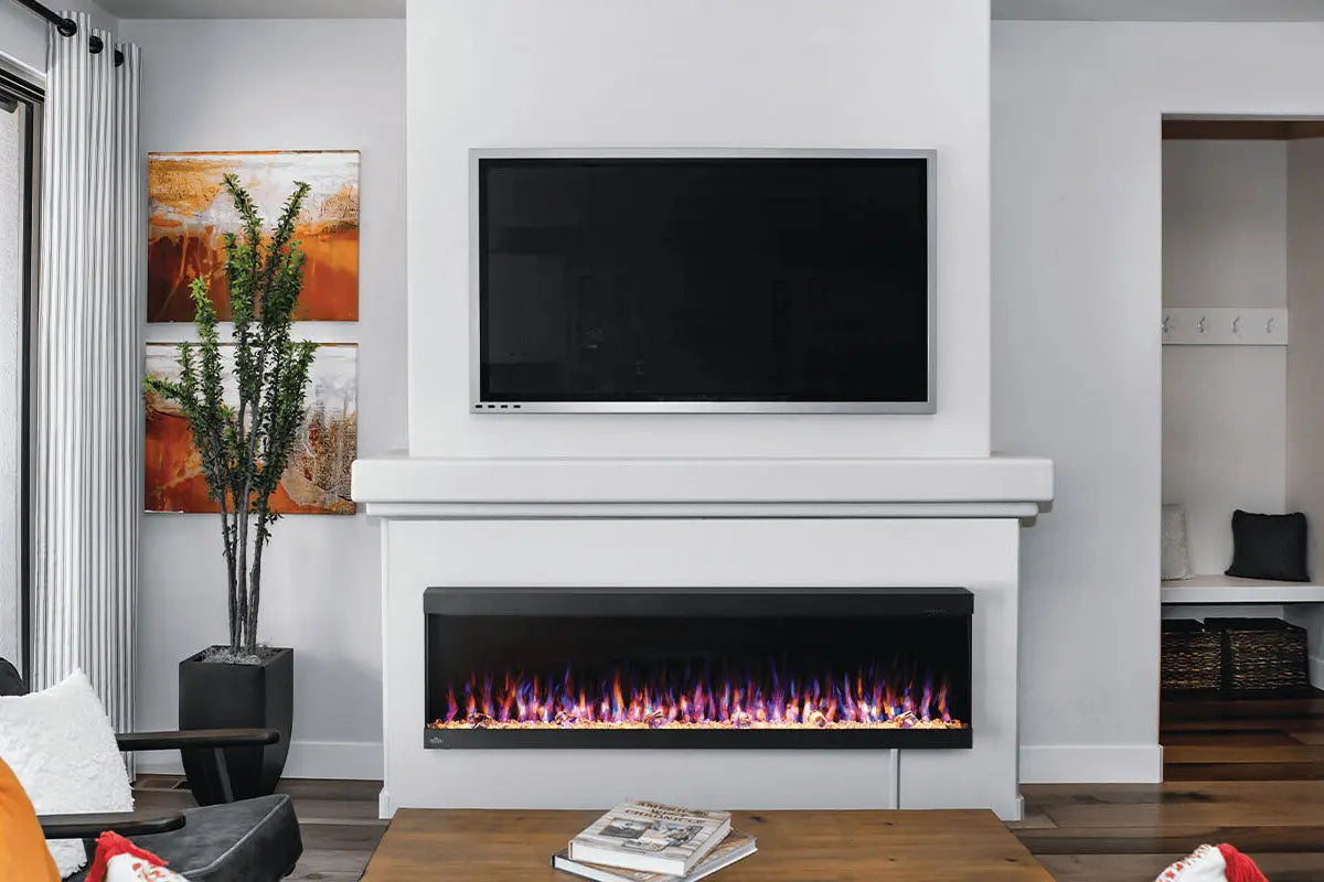 Napoleon Trivista Pictura 60-inch 3-Sided Wall Mount Electric Fireplace Napoleon