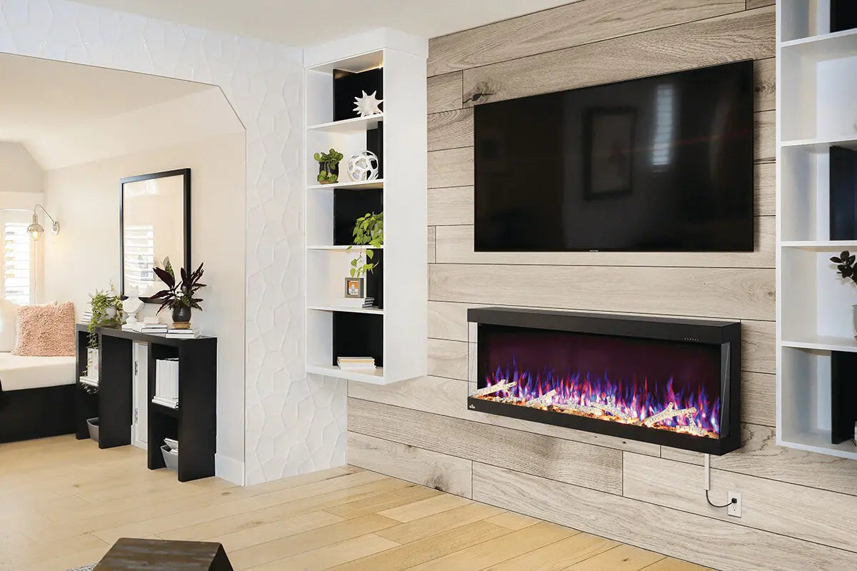 Napoleon Trivista Pictura 60-inch 3-Sided Wall Mount Electric Fireplace Napoleon