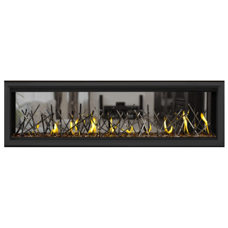 Napoleon Vector 62" See Thru Linear Direct Vent Gas Fireplace | LV62N2 Napoleon