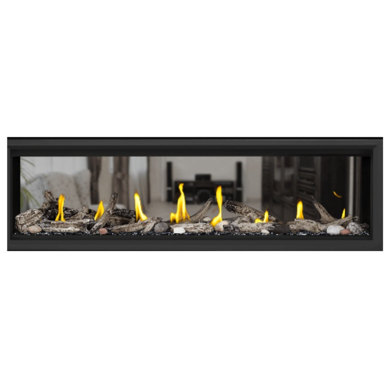 Napoleon Vector 62" See Thru Linear Direct Vent Gas Fireplace | LV62N2 Napoleon