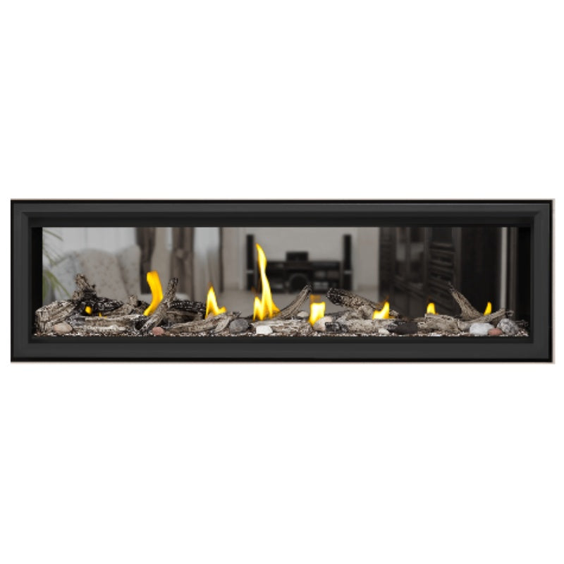 Napoleon Vector 62" See Thru Linear Direct Vent Gas Fireplace | LV62N2 Napoleon