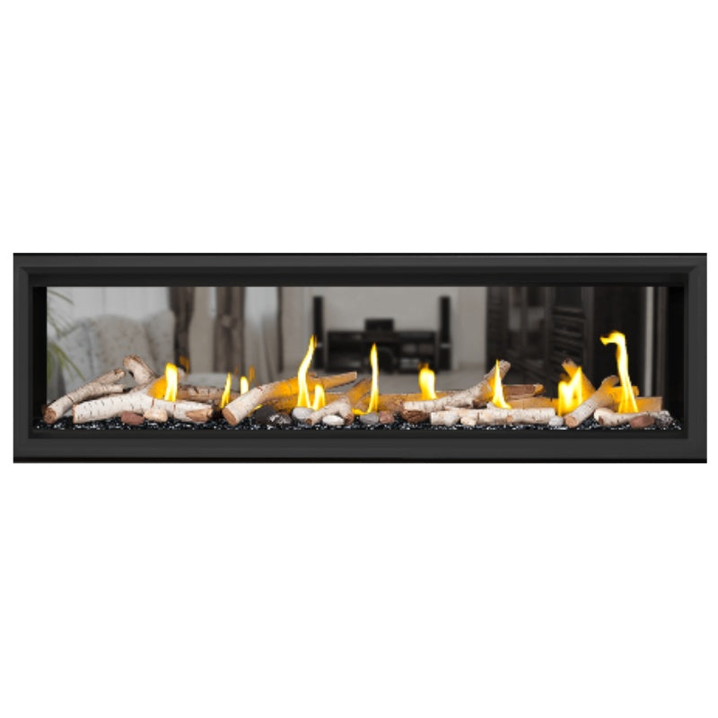 Napoleon Vector 62" See Thru Linear Direct Vent Gas Fireplace | LV62N2 Napoleon