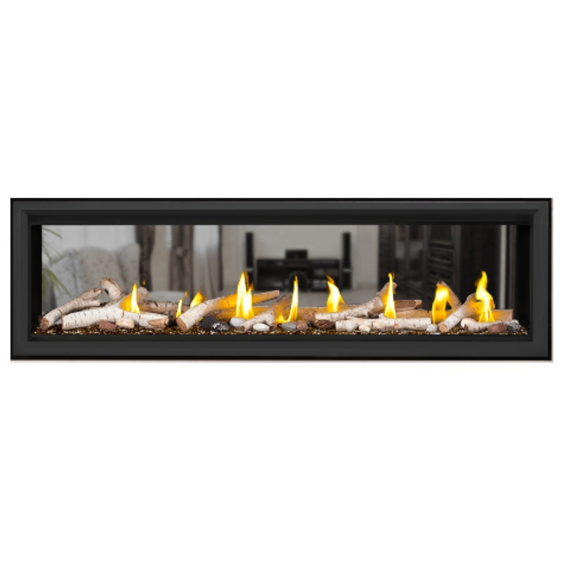 Napoleon Vector 62" See Thru Linear Direct Vent Gas Fireplace | LV62N2 Napoleon