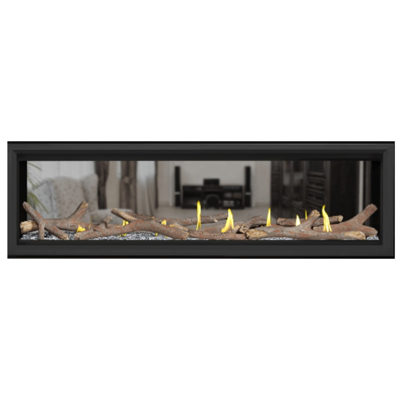 Napoleon Vector 62" See Thru Linear Direct Vent Gas Fireplace | LV62N2 Napoleon