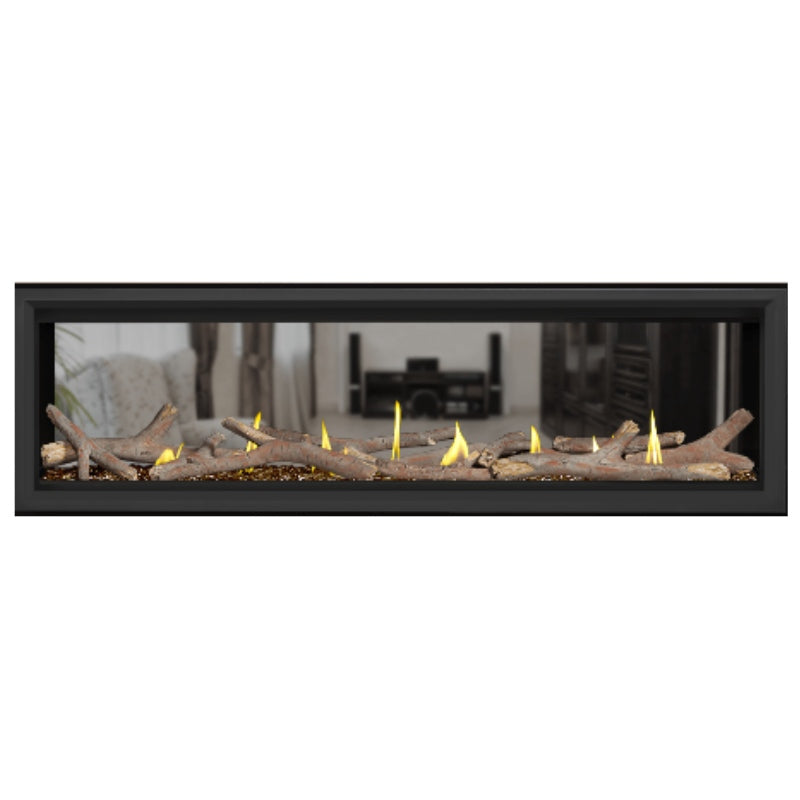 Napoleon Vector 62" See Thru Linear Direct Vent Gas Fireplace | LV62N2 Napoleon