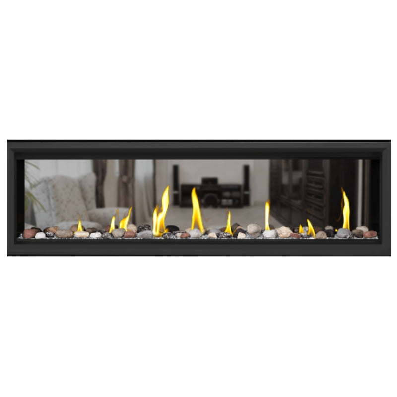 Napoleon Vector 62" See Thru Linear Direct Vent Gas Fireplace | LV62N2 Napoleon