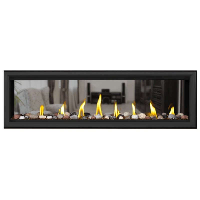 Napoleon Vector 62" See Thru Linear Direct Vent Gas Fireplace | LV62N2 Napoleon