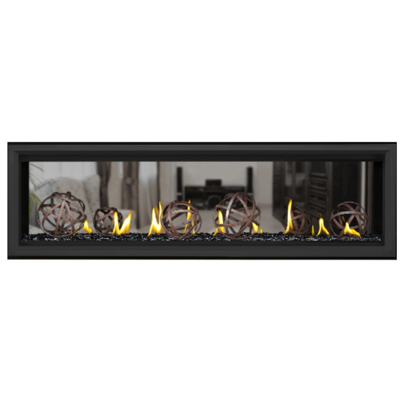 Napoleon Vector 62" See Thru Linear Direct Vent Gas Fireplace | LV62N2 Napoleon
