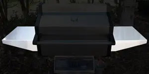 Phoenix Grills - Stainless Steel Natural Gas Grill Head On Stainless Steel Pedestal Cart With Aluminum Base - SDSSOCN Phoenix Grills